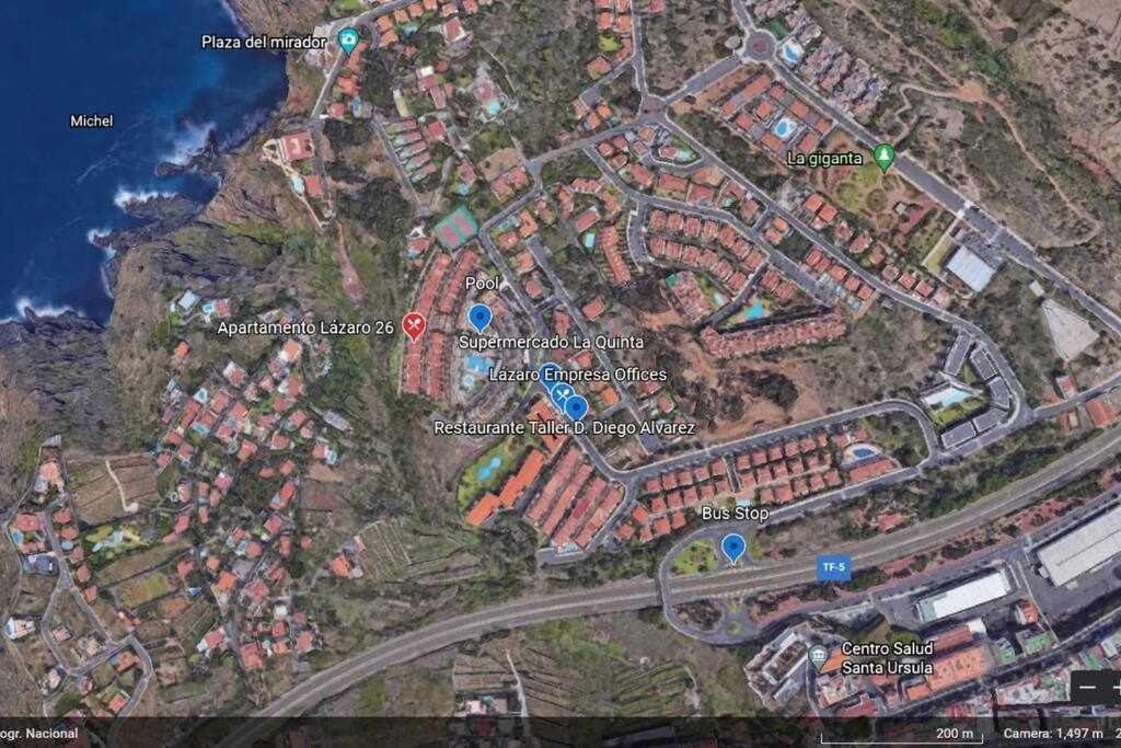 Apartamento Lazaro 26 Terraza Con Vistas Al Mar サンタ・ウルスラ エクステリア 写真